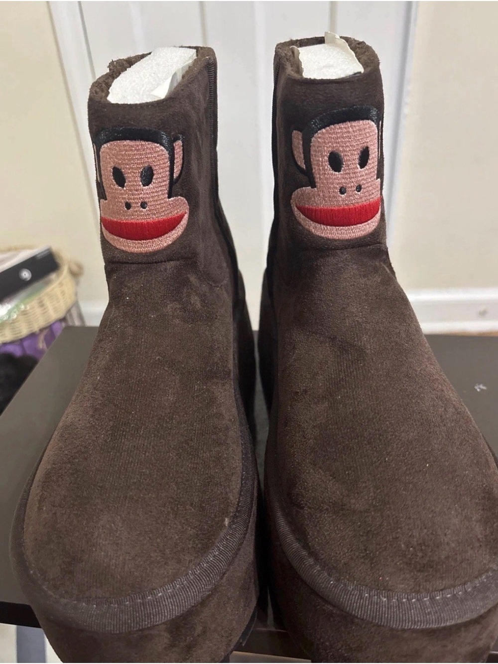 Dolls Kill x Paul Frank Embroidered Julius Platform Boots Size 10